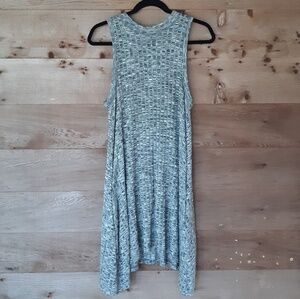 Maeve Gray Emerson Swing Rib Sweater Dress Size Small